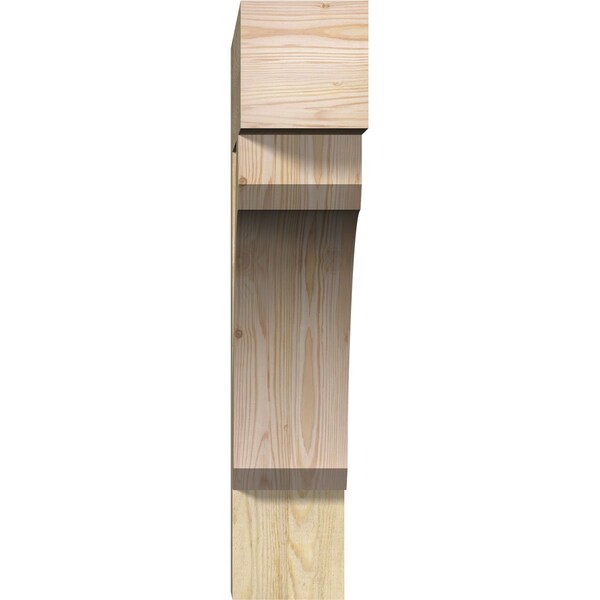 Legacy Block Rough Sawn Bracket, Douglas Fir, 6W X 30D X 30H